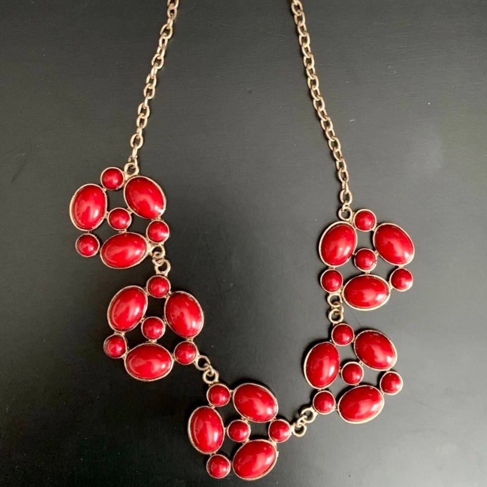 Red Statement Necklace